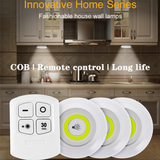 Pack of 3 Wireless LED Tap Lights with Remote Control – Cabinet, Closet & Room Lighting