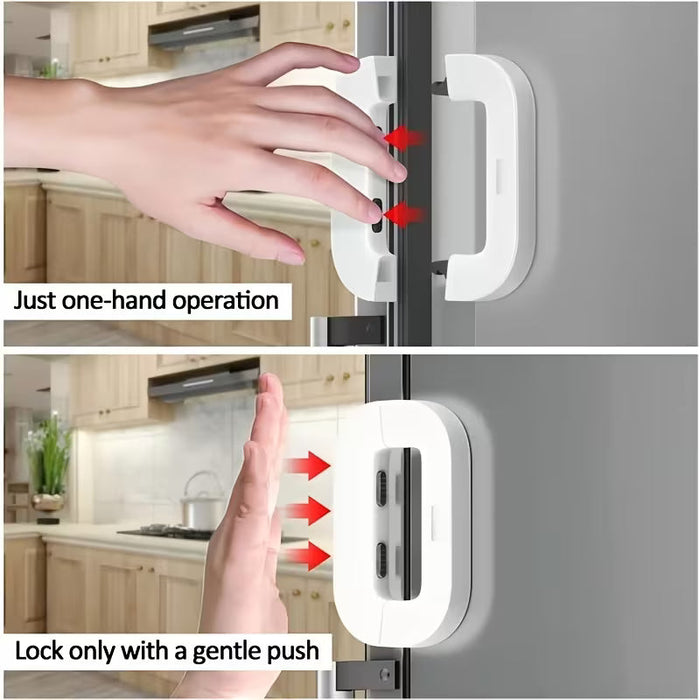 Fridge lock button