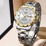 Binbond 1853 Stainless Steel Men’s Quartz Watch