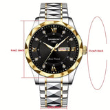 Binbond 1853 Stainless Steel Men’s Quartz Watch