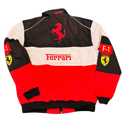 Ferrari F1 Jacket – Premium Embroidered Edition