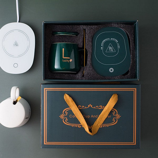 Electric heating pad mug