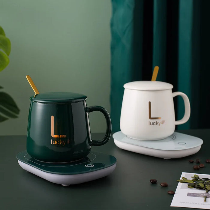 Electric heating pad mug