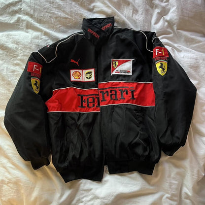 Ferrari F1 Jacket – Premium Embroidered Edition
