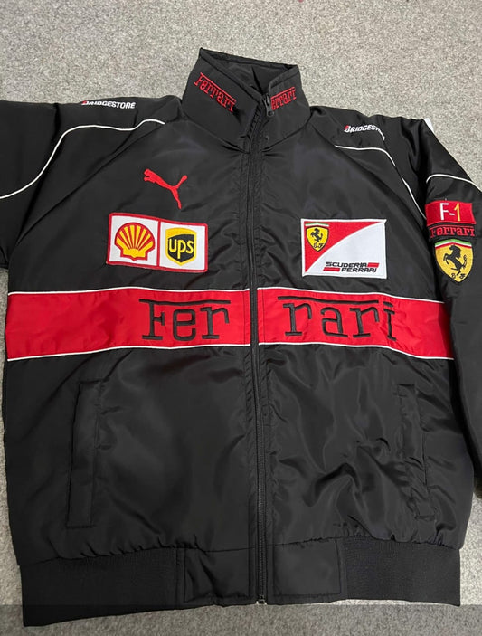 Ferrari F1 Jacket – Premium Embroidered Edition