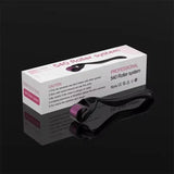 Professional 540 roller system microneedling derma roller with white box and safety cautions